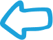 Blue arrow pointing left, indicating return or back navigation button for dental website.